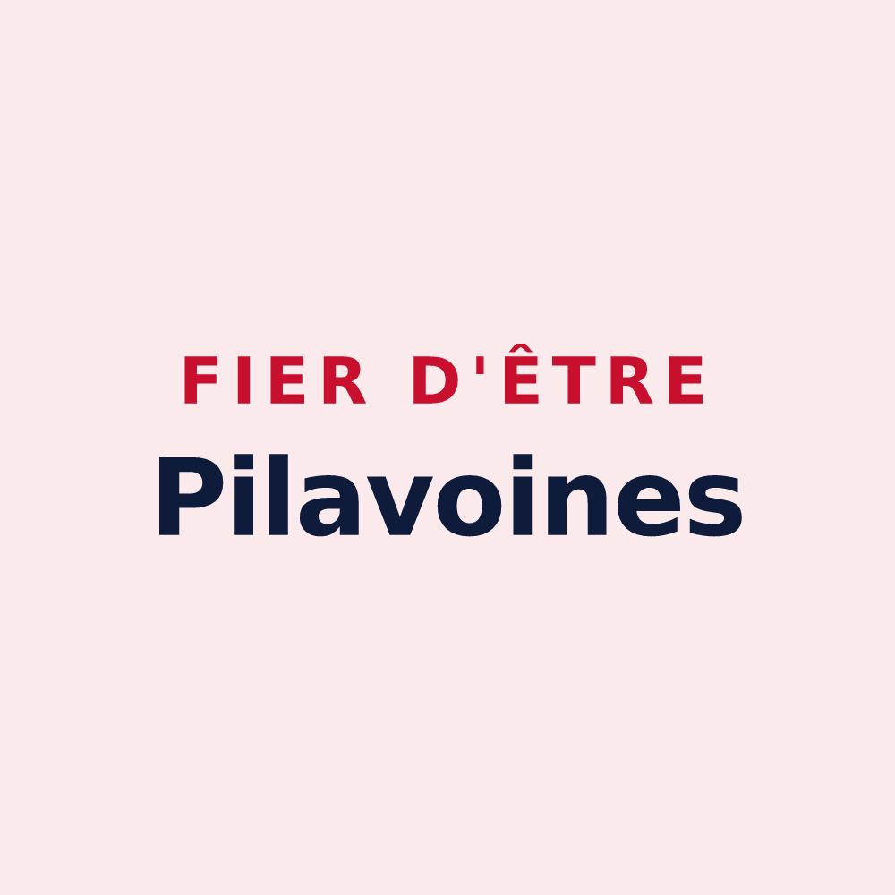 Magnet « Fier d'être Pilavoines » — design pour Antully