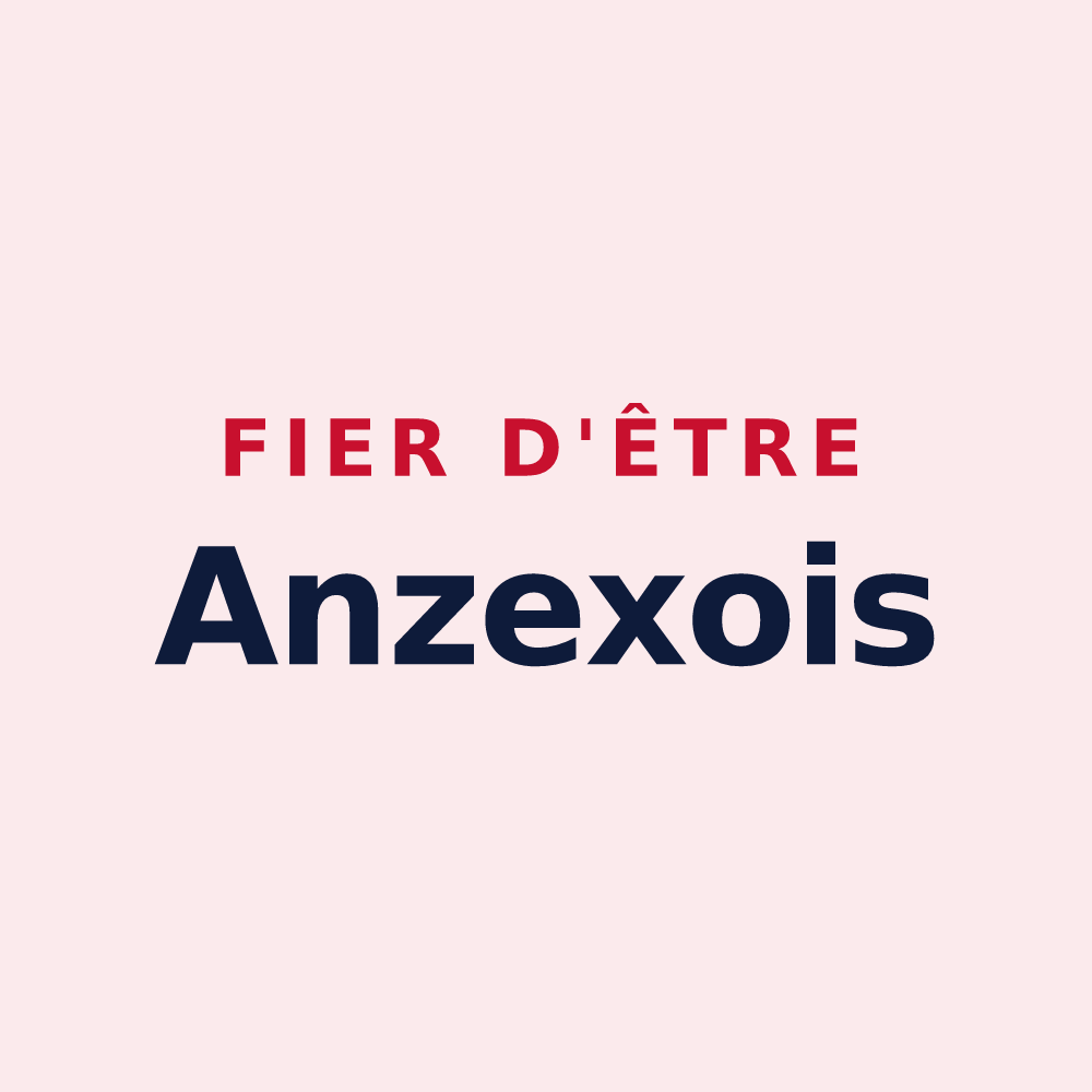 Magnet « Fier d'être Anzexois » — design pour Anzex