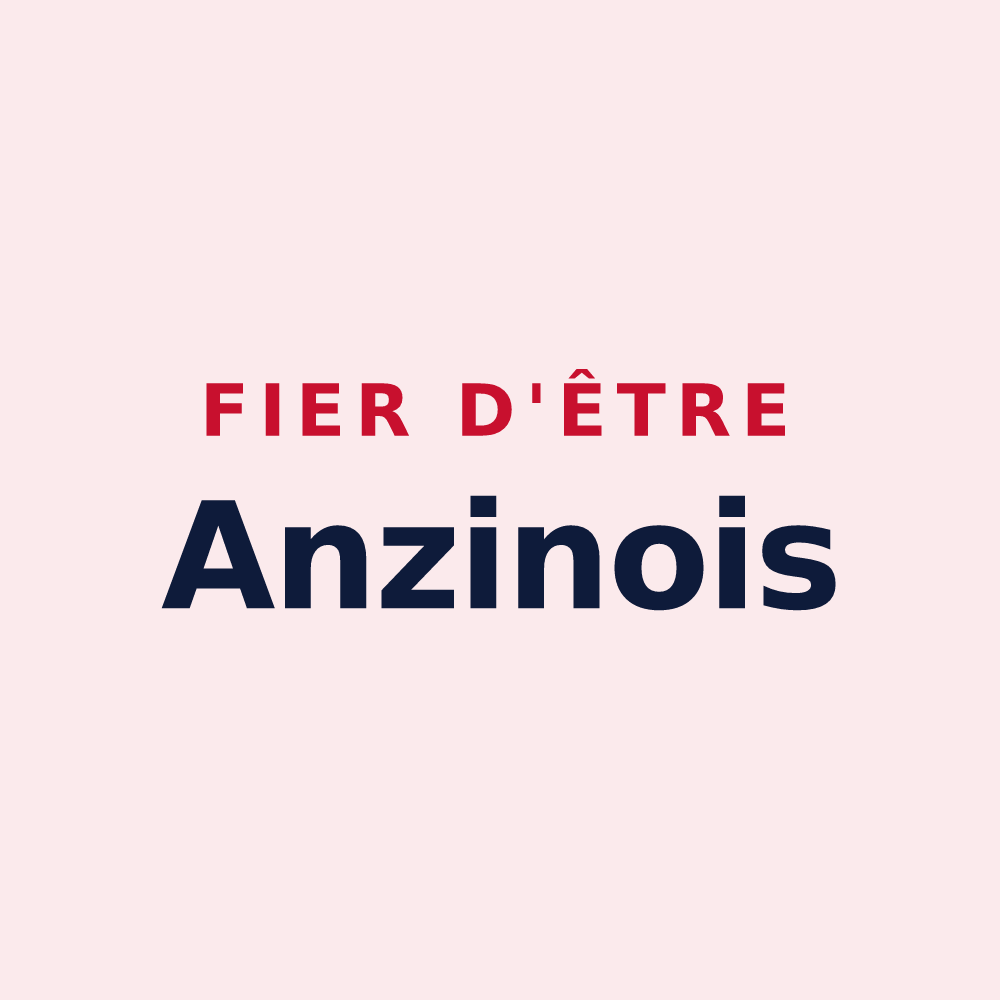 Magnet « Fier d'être Anzinois » — design pour Anzin
