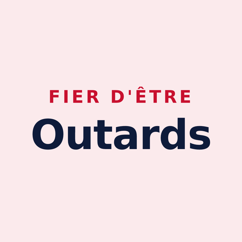 Magnet « Fier d'être Outards » — design pour Aoste