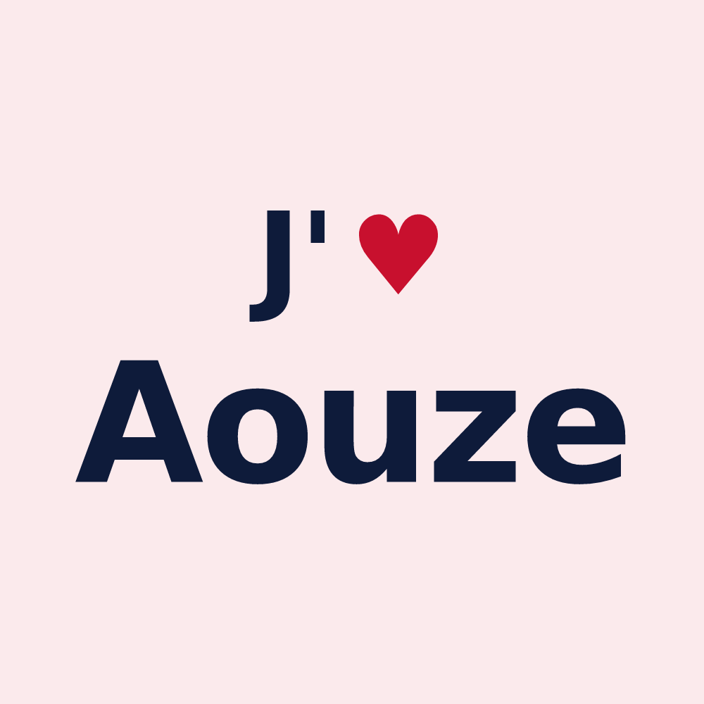 Magnet personnalisé Aouze — design J'aime Aouze