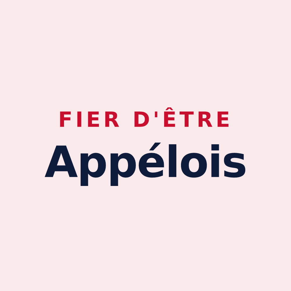 Magnet « Fier d'être Appélois » — design pour Appelle