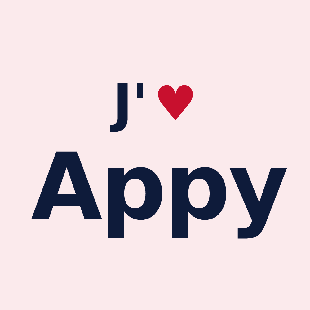 Magnet personnalisé Appy — design J'aime Appy