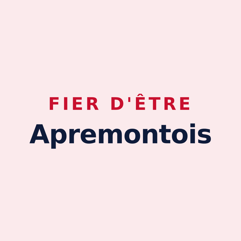 Magnet « Fier d'être Apremontois » — design pour Apremont