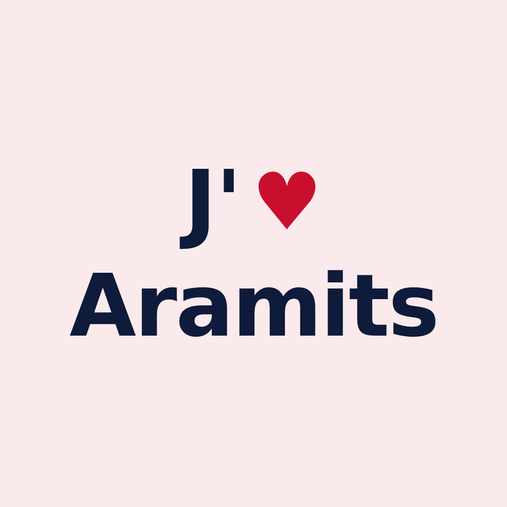 Magnet personnalisé Aramits — design J'aime Aramits