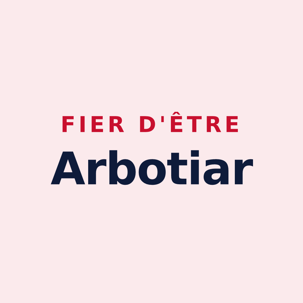 Magnet « Fier d'être Arbotiar » — design pour Arbouet-Sussaute