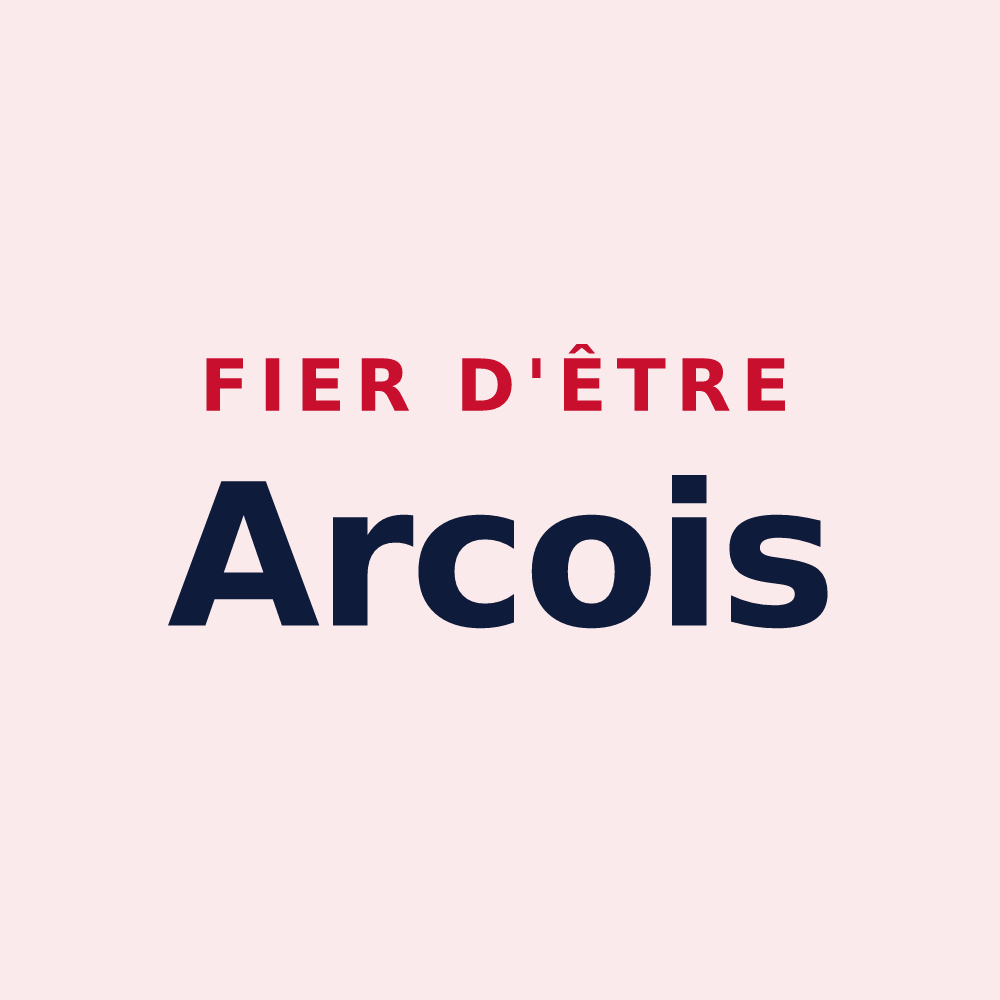 Magnet « Fier d'être Arcois » — design pour Arc-lès-Gray