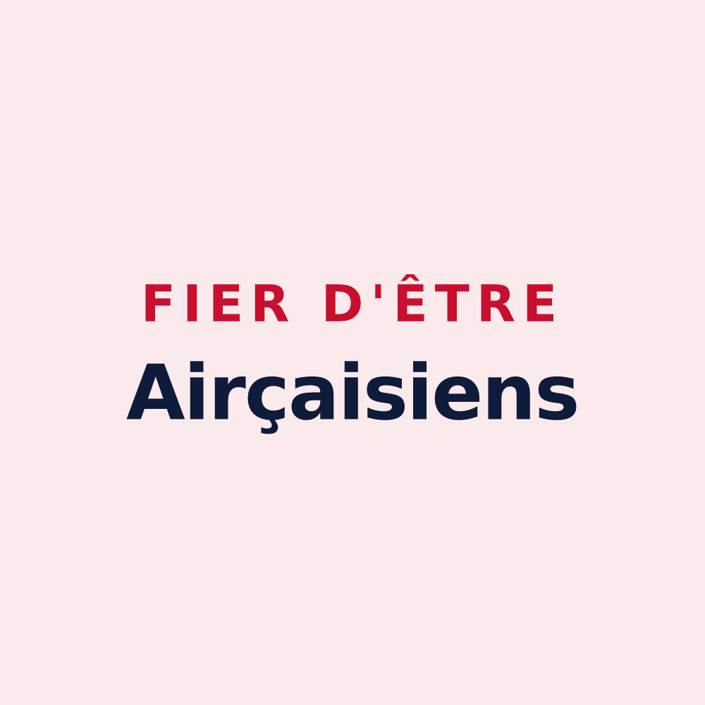 Magnet « Fier d'être Airçaisiens » — design pour Arçais