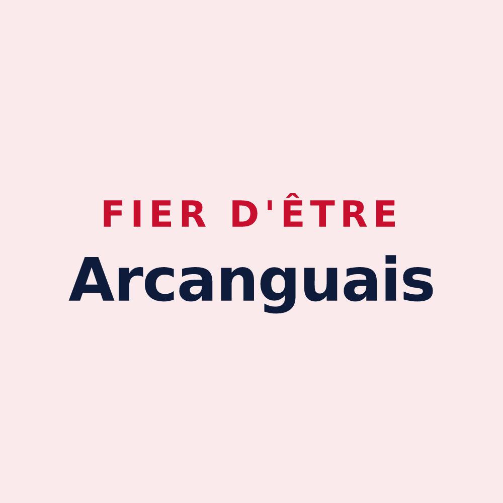Magnet « Fier d'être Arcanguais » — design pour Arcangues
