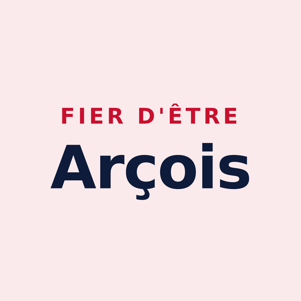 Magnet « Fier d'être Arçois » — design pour Arçay