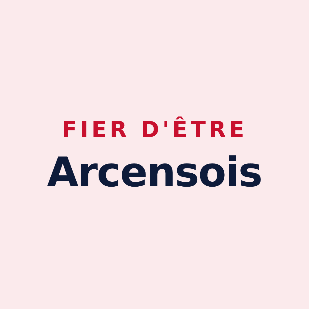 Magnet « Fier d'être Arcensois » — design pour Arcens