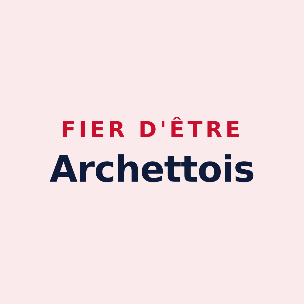 Magnet « Fier d'être Archettois » — design pour Archettes
