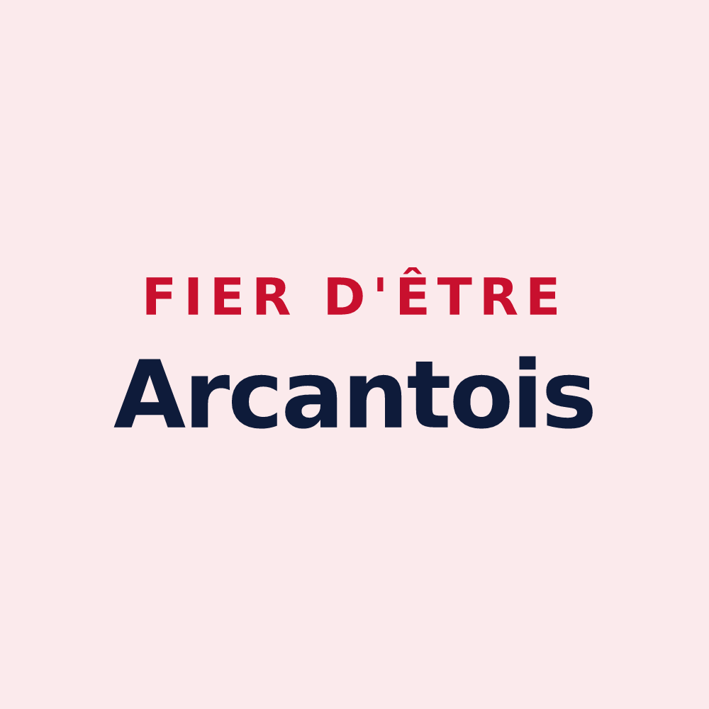 Magnet « Fier d'être Arcantois » — design pour Archingeay