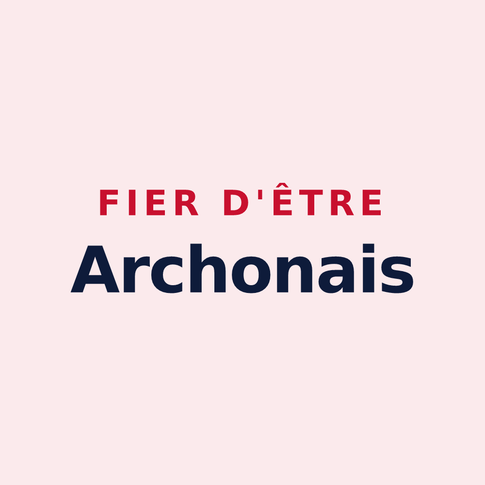 Magnet « Fier d'être Archonais » — design pour Archon