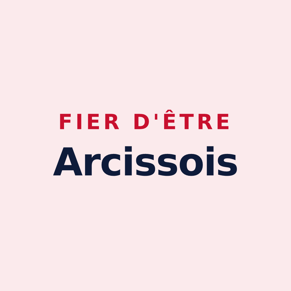 Magnet « Fier d'être Arcissois » — design pour Arcisses