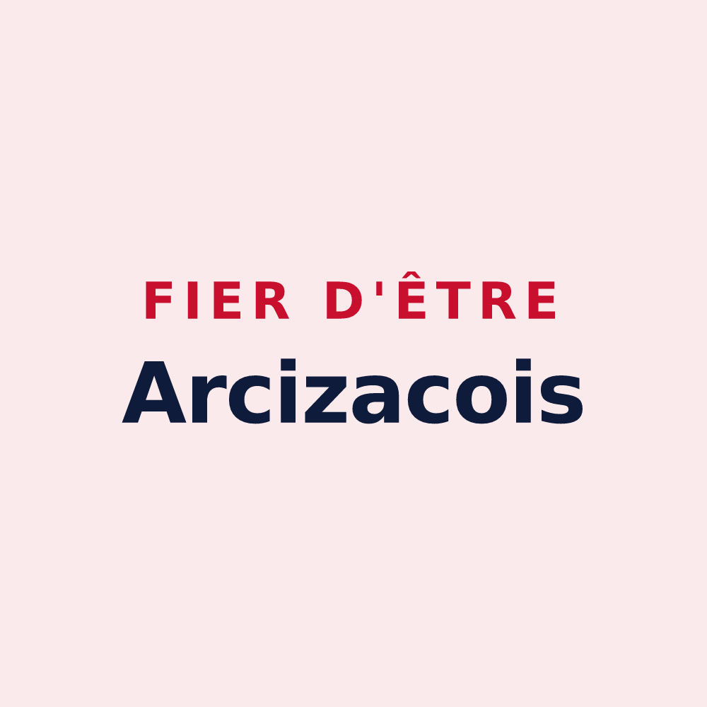 Magnet « Fier d'être Arcizacois » — design pour Arcizac-Adour