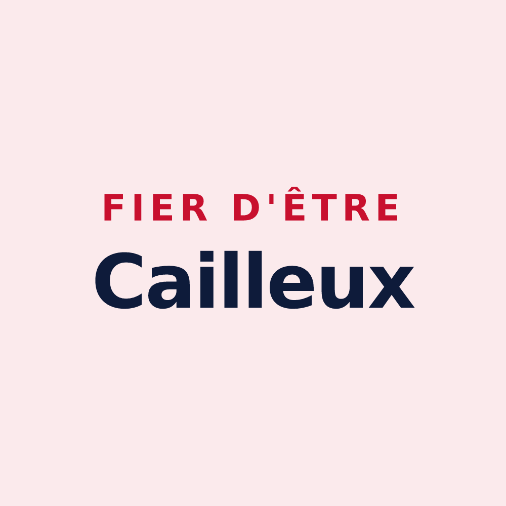 Magnet « Fier d'être Cailleux » — design pour Arçon