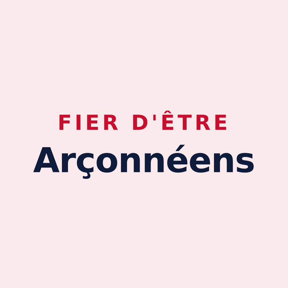 Magnet « Fier d'être Arçonnéens » — design pour Arçonnay