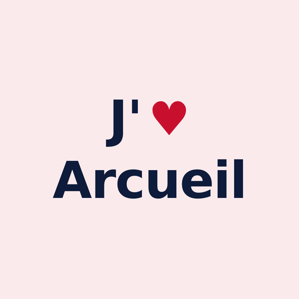 Magnet personnalisé Arcueil — design J'aime Arcueil