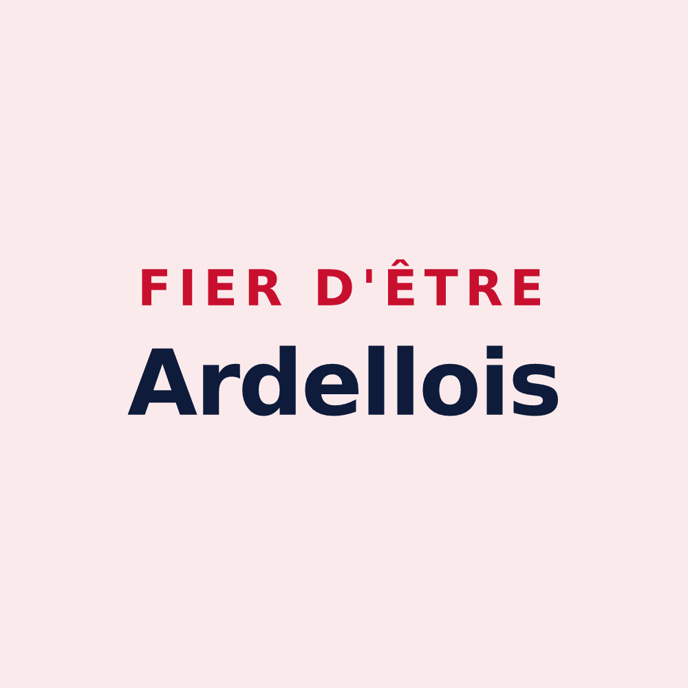 Magnet « Fier d'être Ardellois » — design pour Ardelles