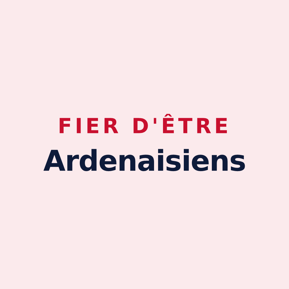 Magnet « Fier d'être Ardenaisiens » — design pour Ardenay-sur-Mérize