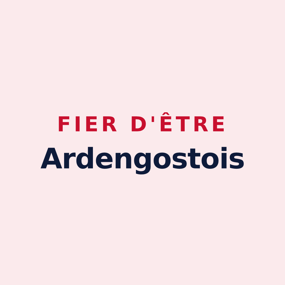 Magnet « Fier d'être Ardengostois » — design pour Ardengost
