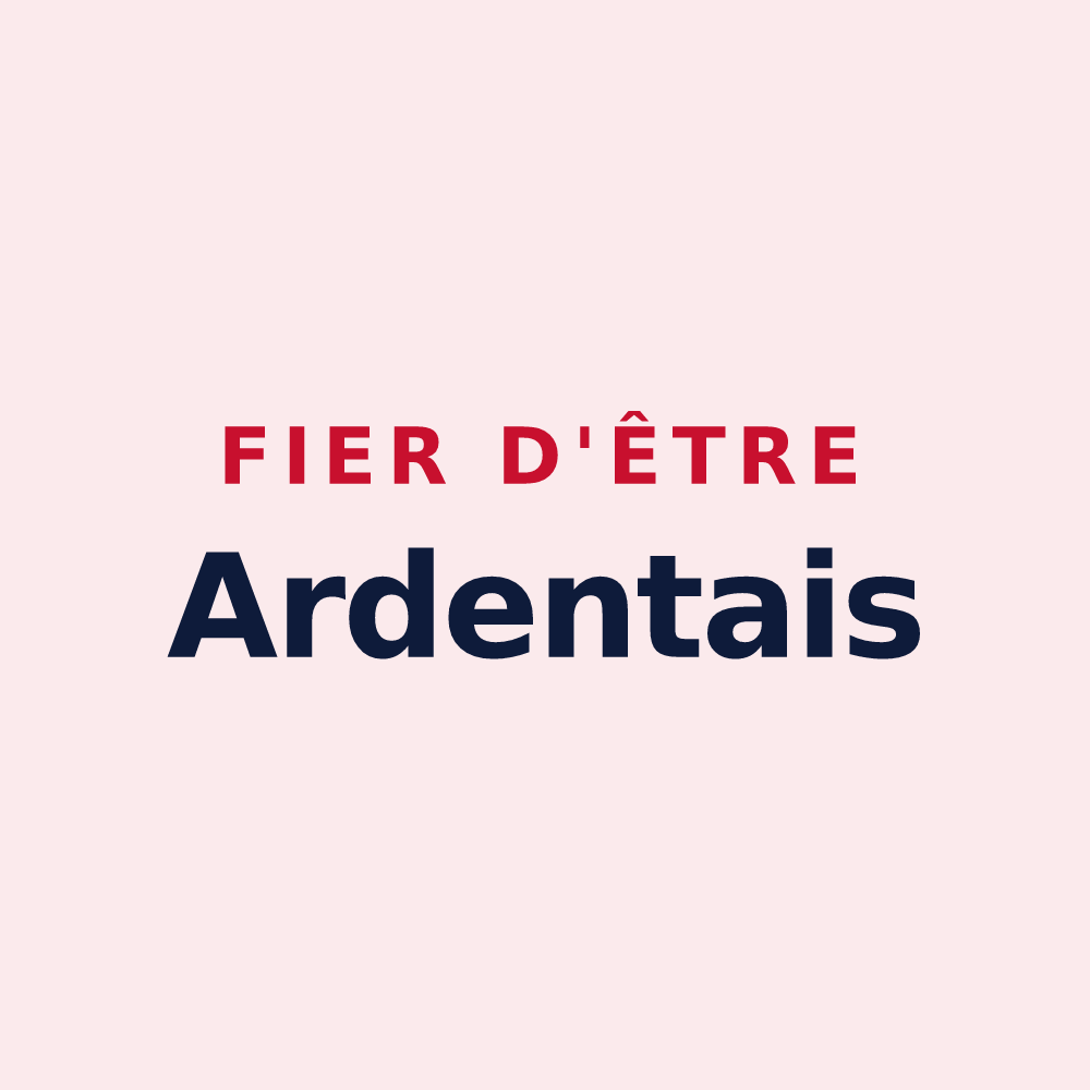 Magnet « Fier d'être Ardentais » — design pour Ardentes