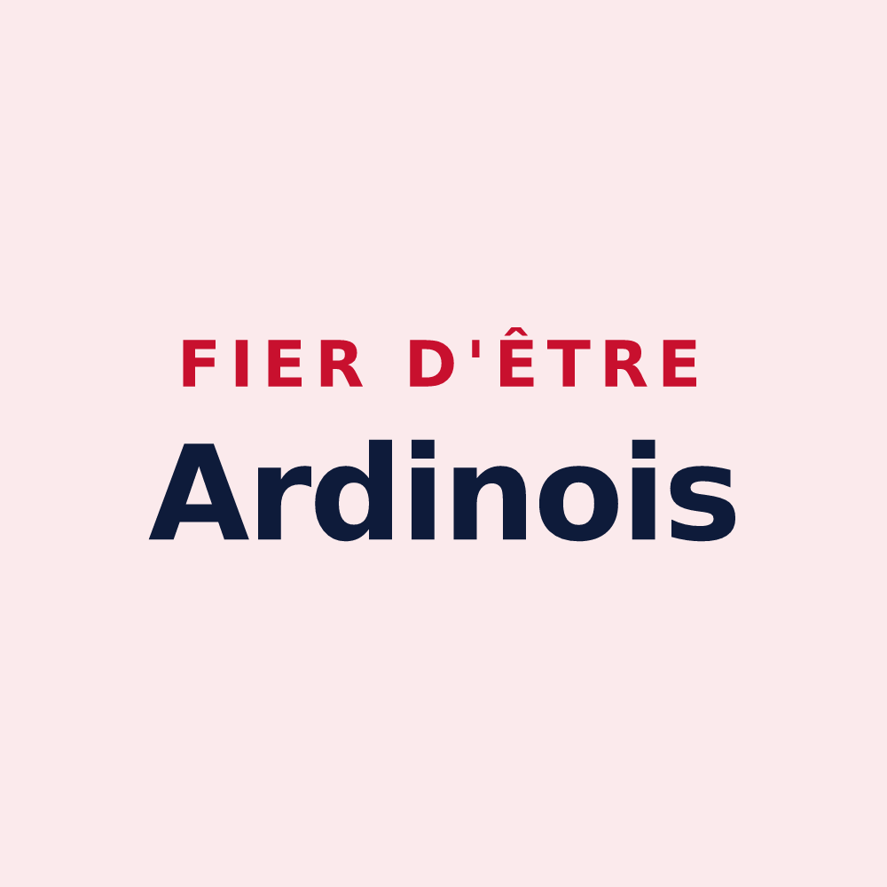 Magnet « Fier d'être Ardinois » — design pour Ardin