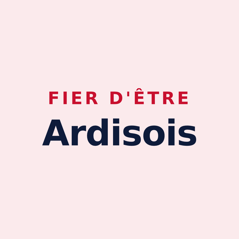 Magnet « Fier d'être Ardisois » — design pour Ardizas