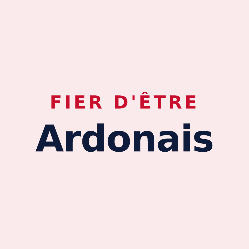 Magnet « Fier d'être Ardonais » — design pour Ardon