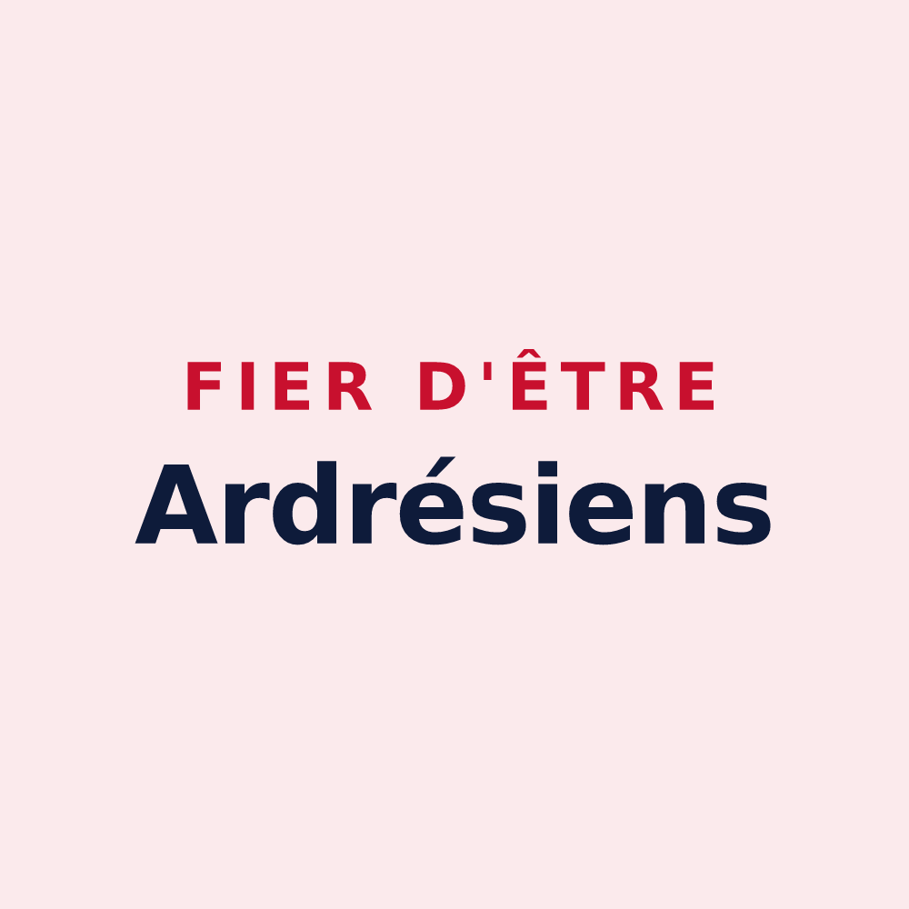 Magnet « Fier d'être Ardrésiens » — design pour Ardres