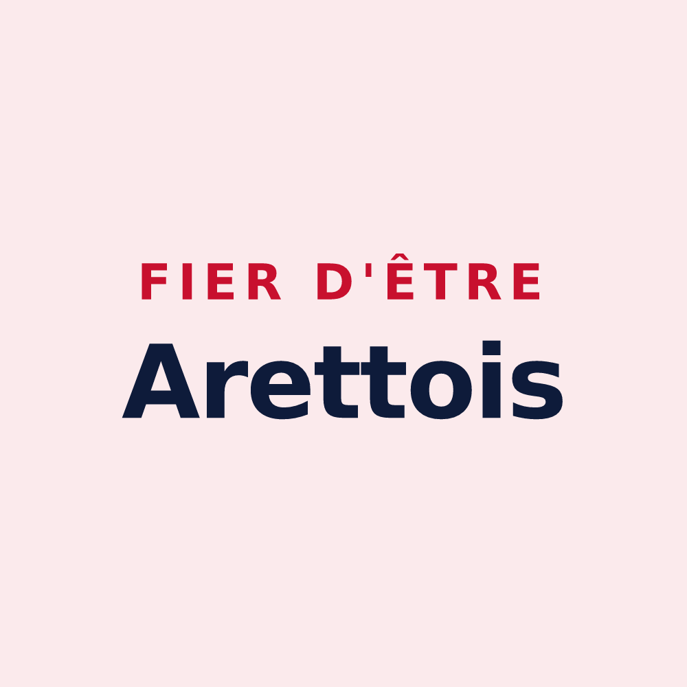 Magnet « Fier d'être Arettois » — design pour Arette