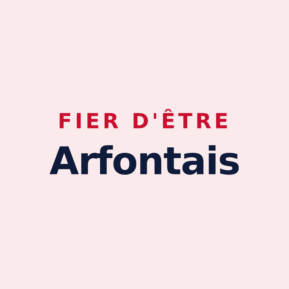 Magnet « Fier d'être Arfontais » — design pour Arfons