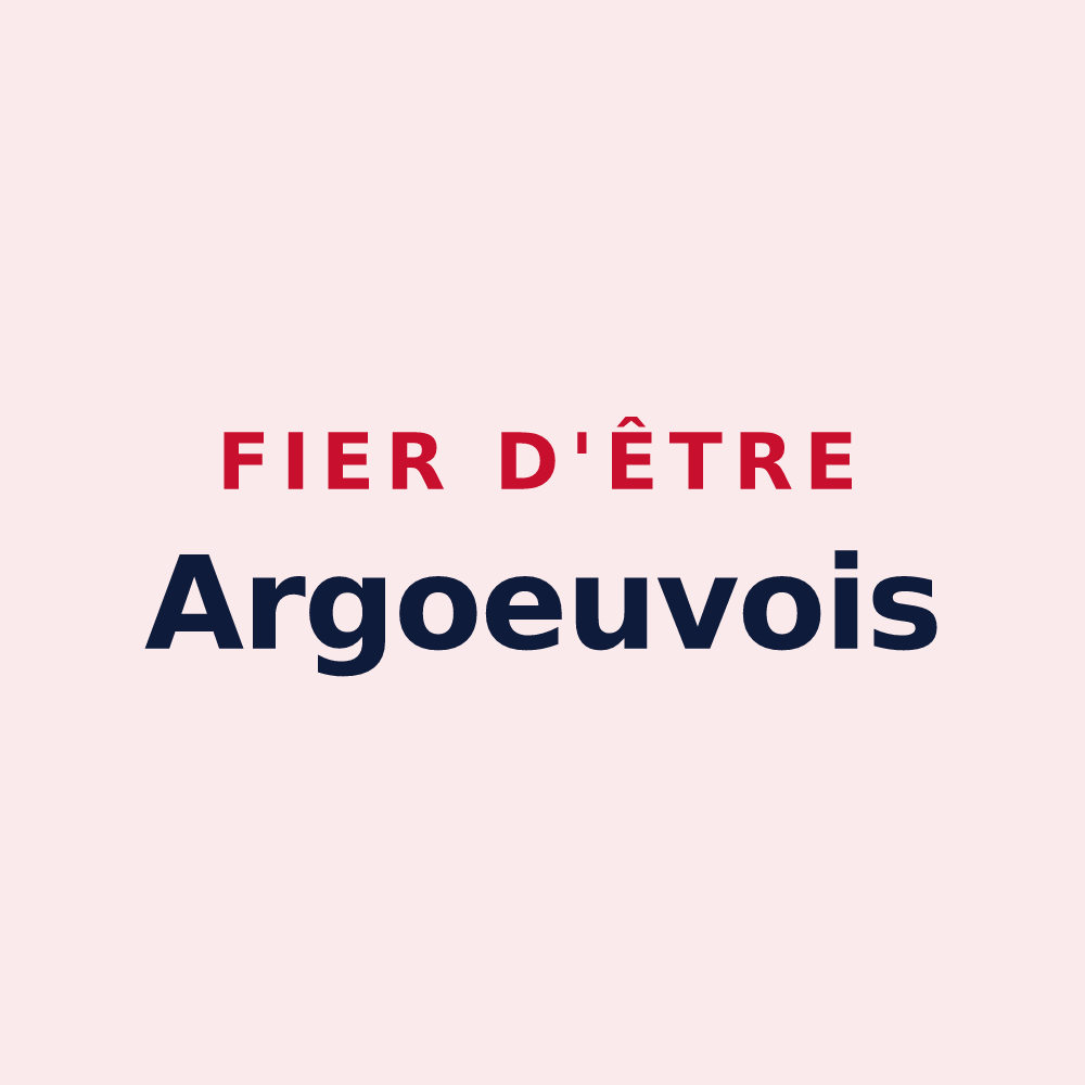 Magnet « Fier d'être Argoeuvois » — design pour Argœuves