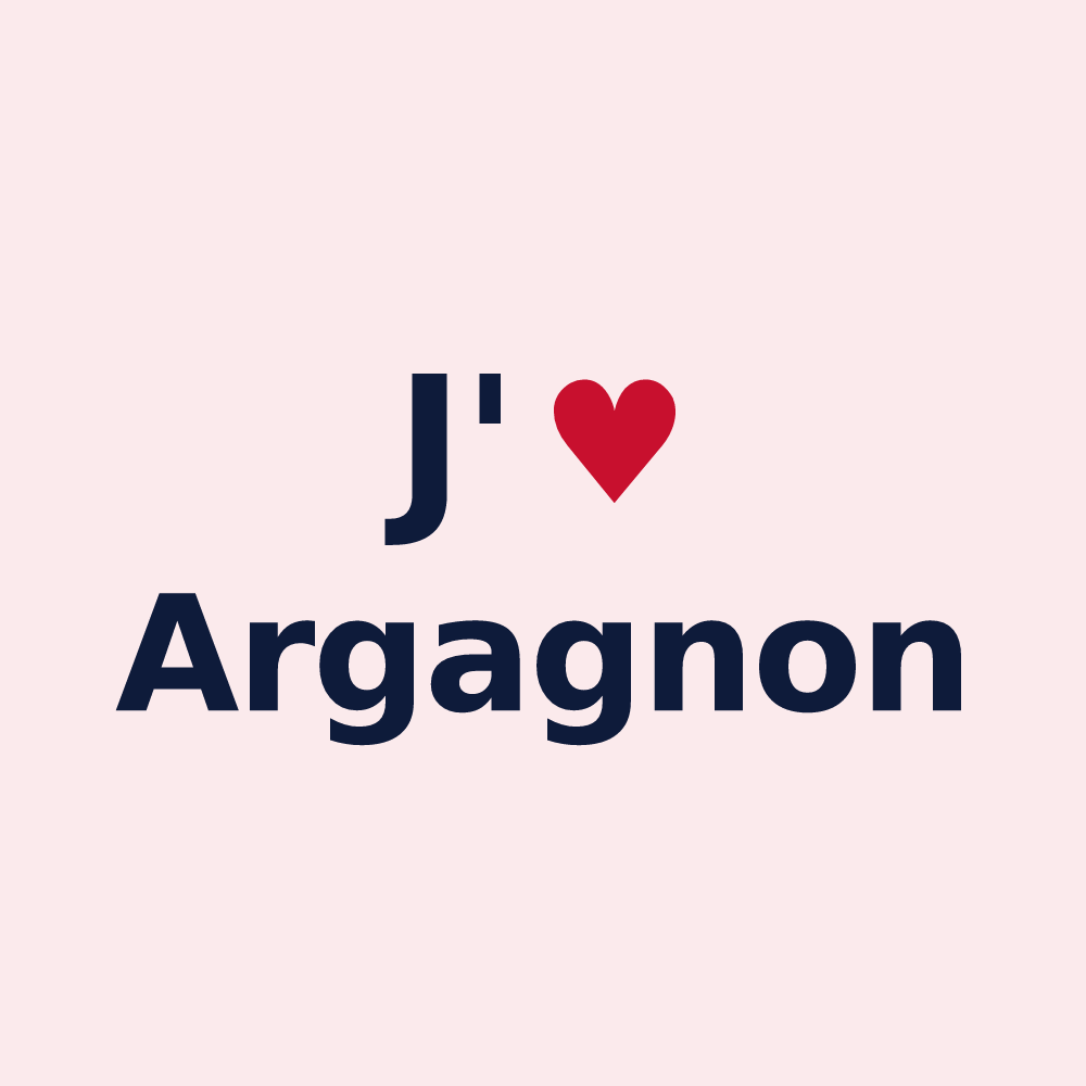 Magnet personnalisé Argagnon — design J'aime Argagnon