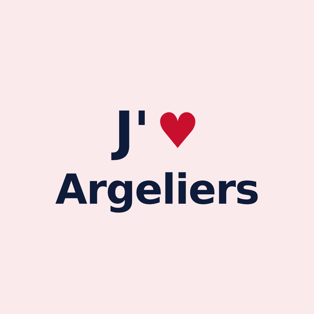 Magnet personnalisé Argeliers — design « J'aime Argeliers » imprimé sur le magnet