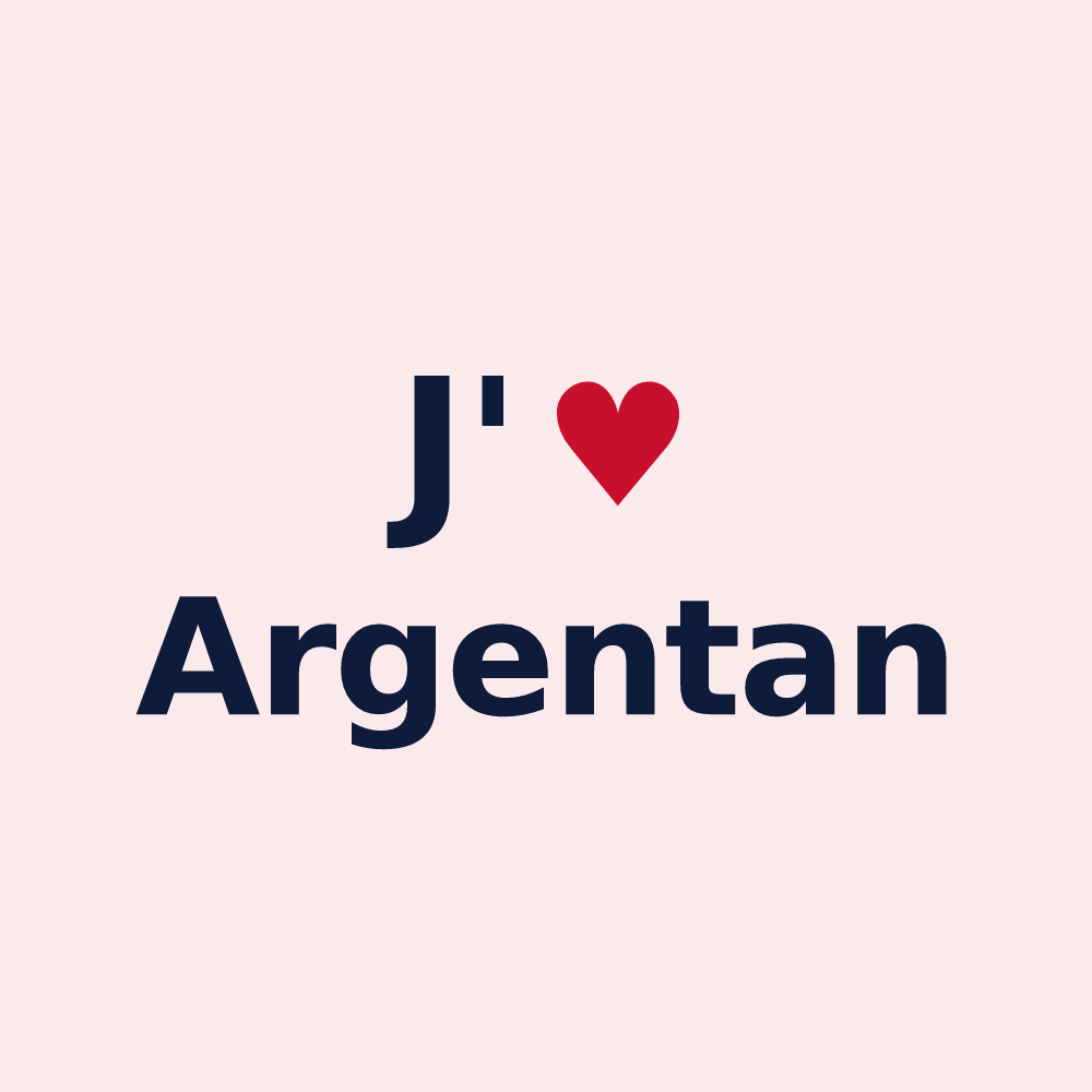 Magnet personnalisé Argentan — design J'aime Argentan