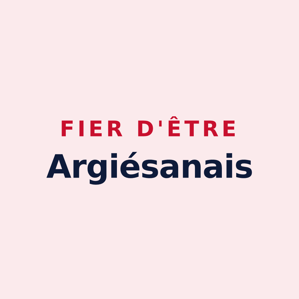 Magnet « Fier d'être Argiésanais » — design pour Argiésans