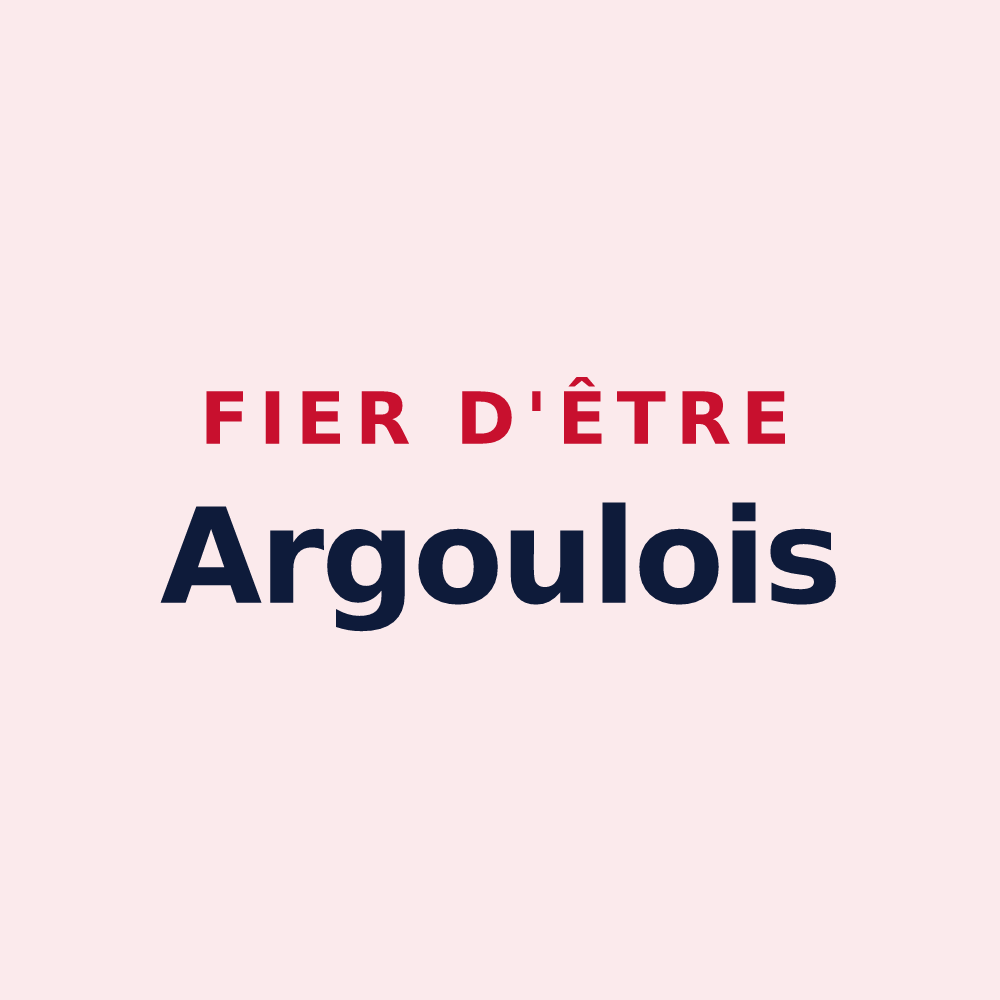 Magnet « Fier d'être Argoulois » — design pour Argoules