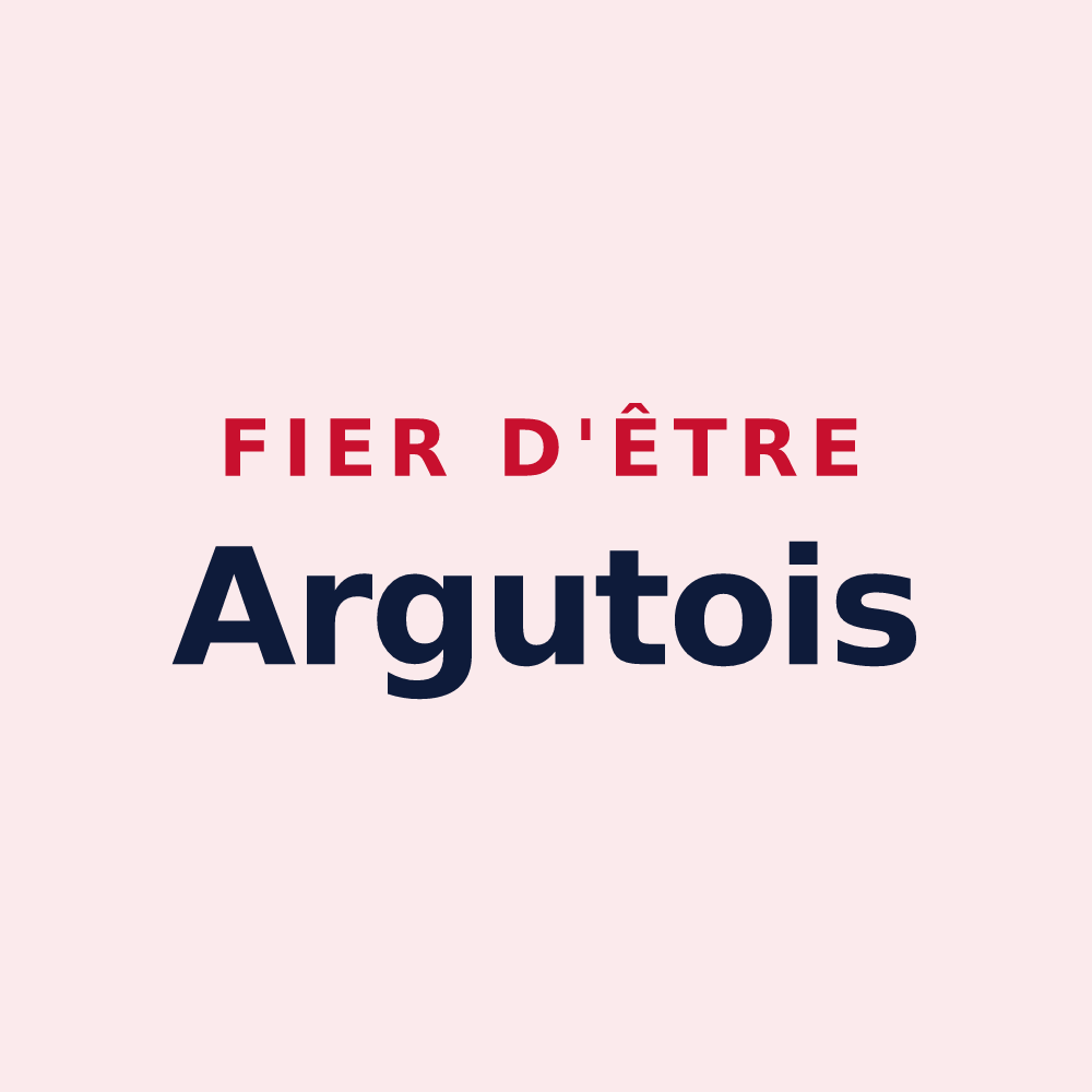 Magnet « Fier d'être Argutois » — design pour Argut-Dessous