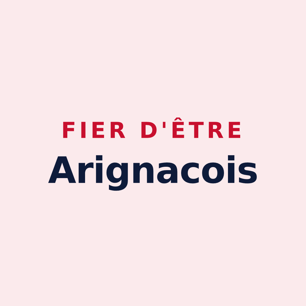 Magnet « Fier d'être Arignacois » — design pour Arignac