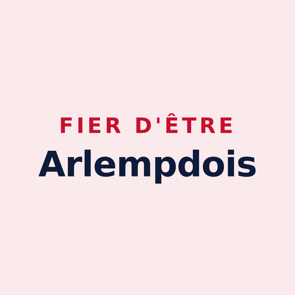 Magnet « Fier d'être Arlempdois » — design pour Arlempdes