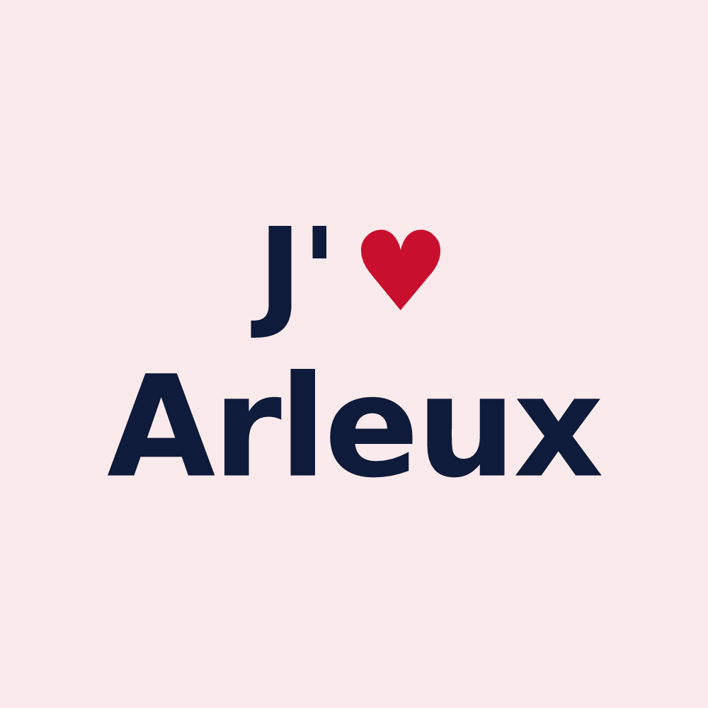 Magnet personnalisé Arleux — design J'aime Arleux