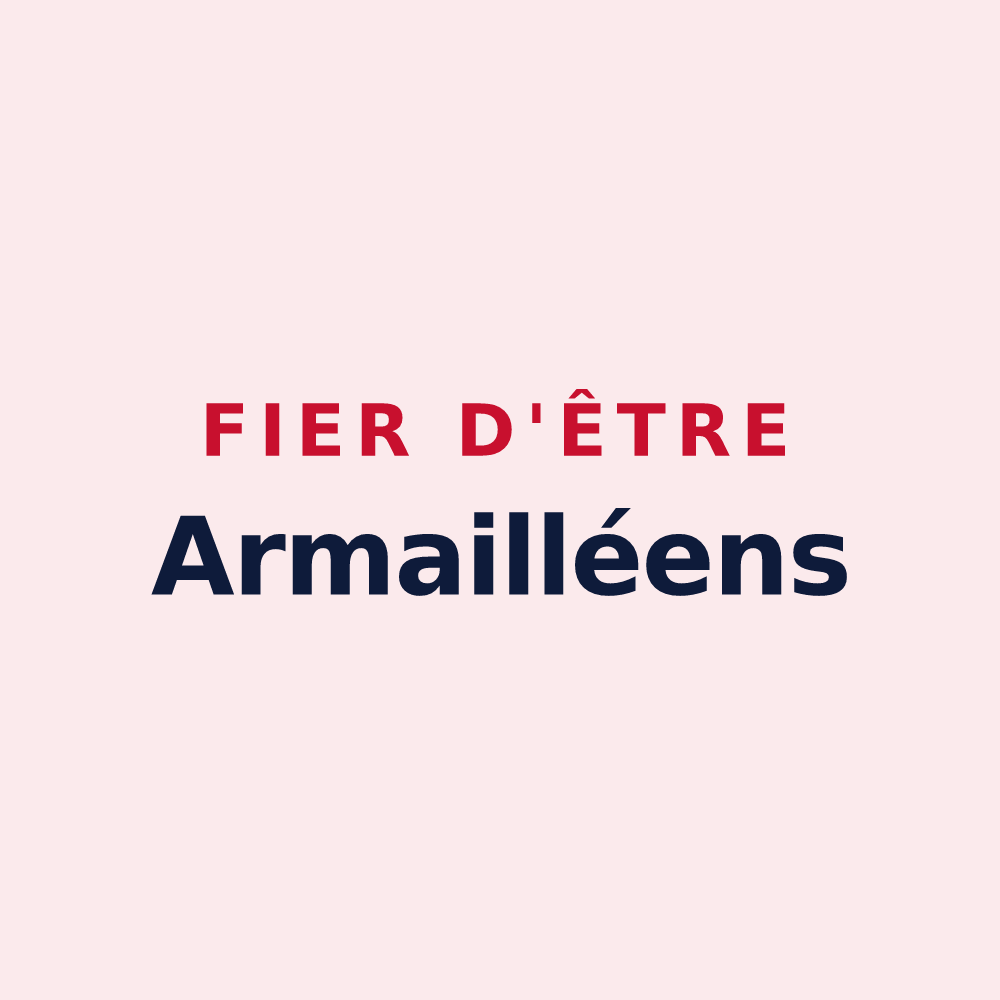 Magnet « Fier d'être Armailléens » — design pour Armaillé