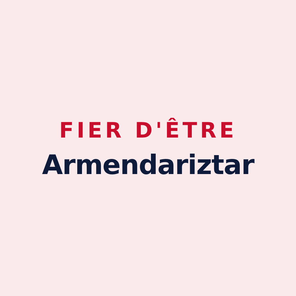 Magnet « Fier d'être Armendariztar » — design pour Armendarits