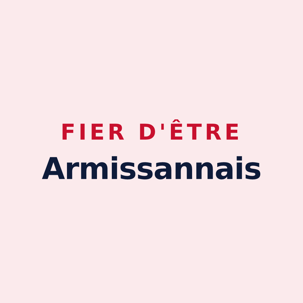 Magnet « Fier d'être Armissannais » — design pour Armissan