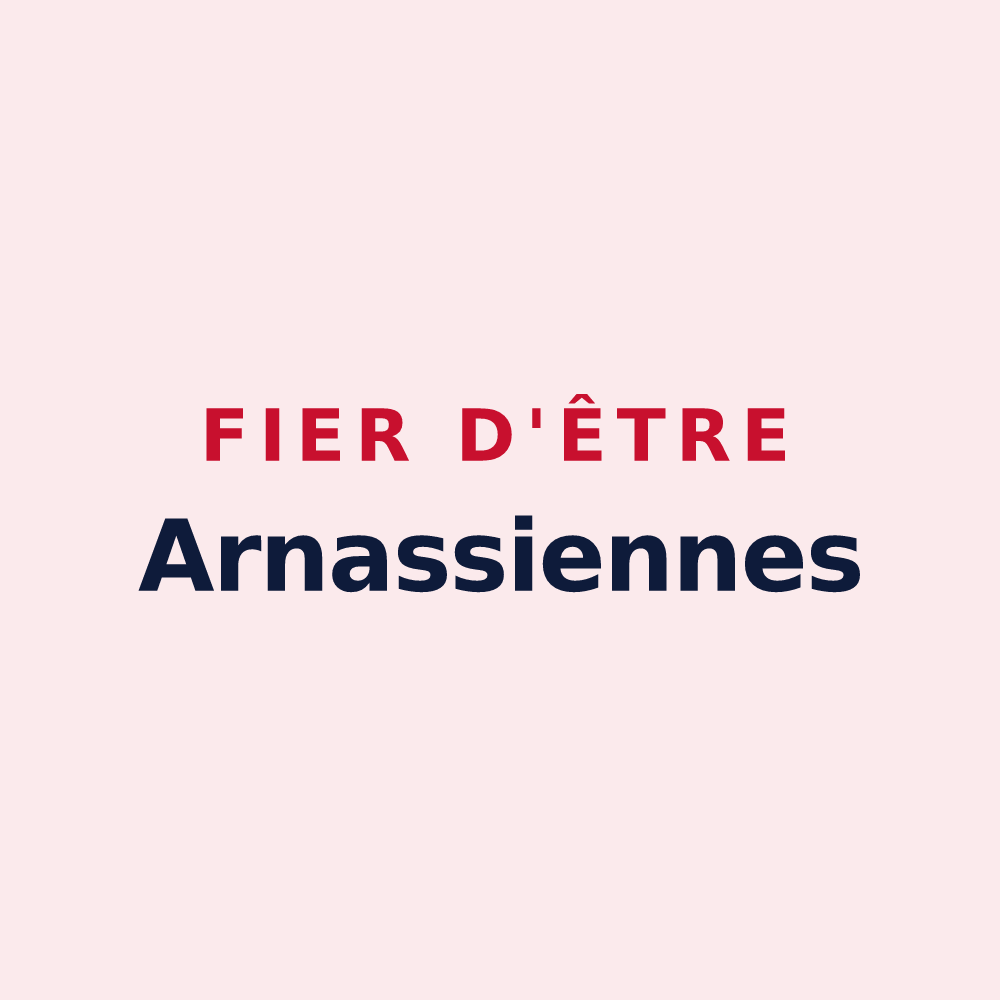 Magnet « Fier d'être Arnassiennes » — design pour Arnas