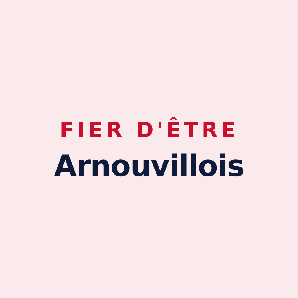 Magnet « Fier d'être Arnouvillois » — design pour Arnouville
