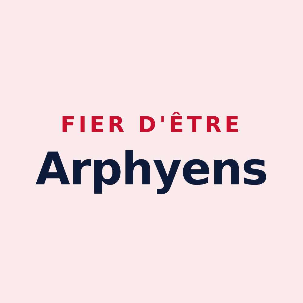 Magnet « Fier d'être Arphyens » — design pour Arphy