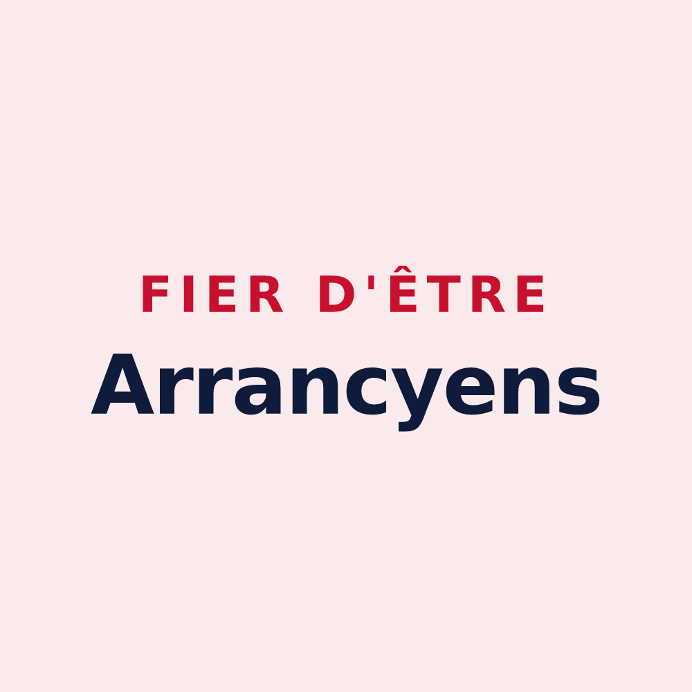 Magnet « Fier d'être Arrancyens » — design pour Arrancy